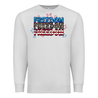 Dove Grey Freedom freedom freedom 4th of july Premium Sweatshirt - CowGirlArtShop