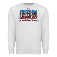 Oatmeal Heather Freedom freedom freedom 4th of july Premium Sweatshirt - CowGirlArtShop