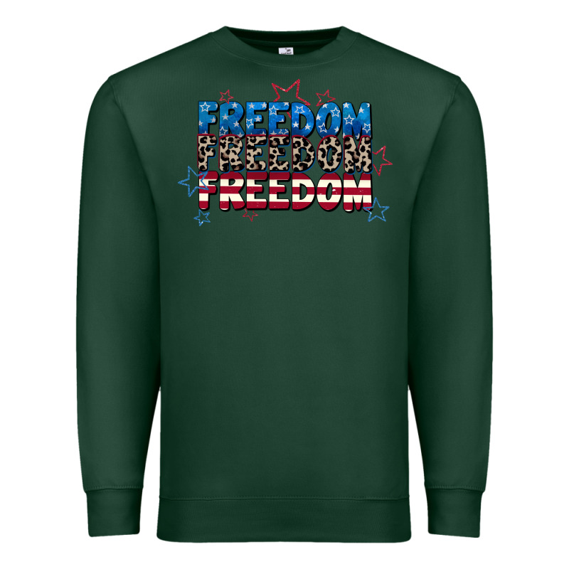 Freedom Freedom Freedom 4th Of July Premium Sweatshirt by CowGirlArtShop | Teevron