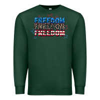 Sports Green Freedom freedom freedom 4th of july Premium Sweatshirt - CowGirlArtShop