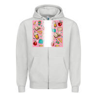 Dove Grey school Zipper Hoodie - MaliasSmallBusiness