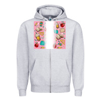 Heather Grey school Zipper Hoodie - MaliasSmallBusiness