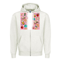 Oatmeal Heather school Zipper Hoodie - MaliasSmallBusiness