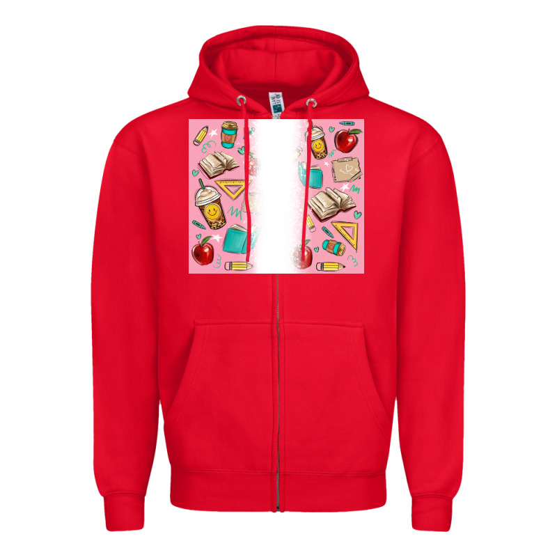 School Zipper Hoodie by MaliasSmallBusiness | Teevron