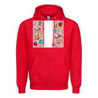 Red school Zipper Hoodie - MaliasSmallBusiness