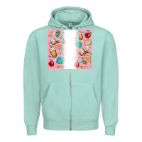 Seafoam school Zipper Hoodie - MaliasSmallBusiness