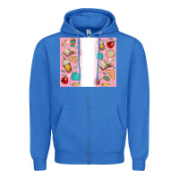 True Royal school Zipper Hoodie - MaliasSmallBusiness