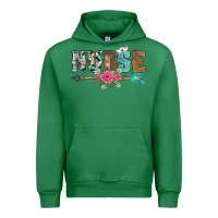 Emerald western nurse arrow floral Urban Hoodie - BarkalooDesign