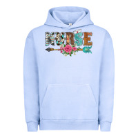 Pigment Grape Ice western nurse arrow floral Urban Hoodie - BarkalooDesign