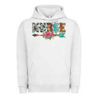 Pigment Lunar Rock western nurse arrow floral Urban Hoodie - BarkalooDesign