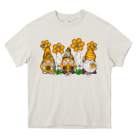 Cream Honey Gnome Heavy Core Tee - CowhideDigitalArt