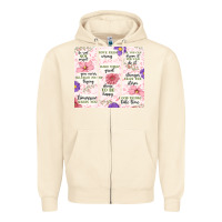 Sandshell positive quotes Zipper Hoodie - MaliasSmallBusiness