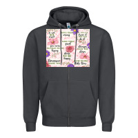 Smoke positive quotes Zipper Hoodie - MaliasSmallBusiness