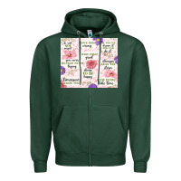Sports Green positive quotes Zipper Hoodie - MaliasSmallBusiness