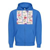 True Royal positive quotes Zipper Hoodie - MaliasSmallBusiness