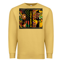 Antique Gold juneteenth tumbler Premium Sweatshirt - HRA Design Shop