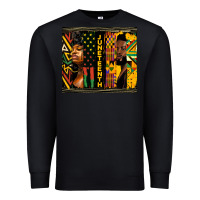 Black juneteenth tumbler Premium Sweatshirt - HRA Design Shop