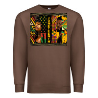 Chestnut juneteenth tumbler Premium Sweatshirt - HRA Design Shop