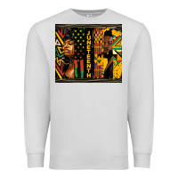 Dove Grey juneteenth tumbler Premium Sweatshirt - HRA Design Shop