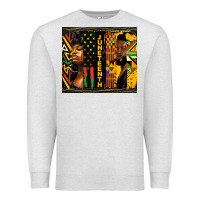 Oatmeal Heather juneteenth tumbler Premium Sweatshirt - HRA Design Shop