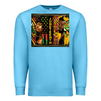 Ocean Blue juneteenth tumbler Premium Sweatshirt - HRA Design Shop