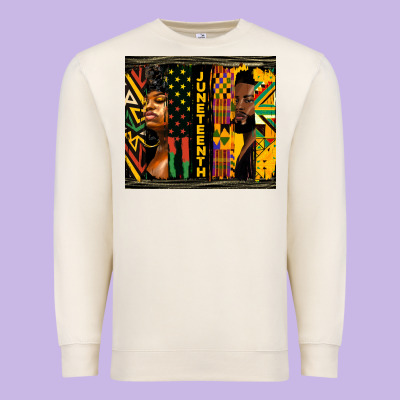 Juneteenth Tumbler Premium Sweatshirt Designed By Hra Design Shop