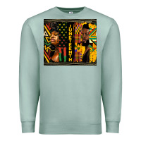 Seafoam juneteenth tumbler Premium Sweatshirt - HRA Design Shop