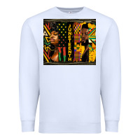 White juneteenth tumbler Premium Sweatshirt - HRA Design Shop
