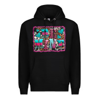 Black be mine western valentine's day Premium Hoodie - AdoDesignShop