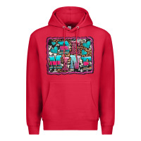 Cardinal be mine western valentine's day Premium Hoodie - AdoDesignShop