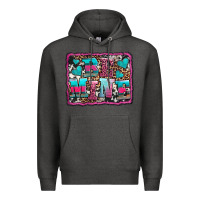 Charcoal Heather be mine western valentine's day Premium Hoodie - AdoDesignShop