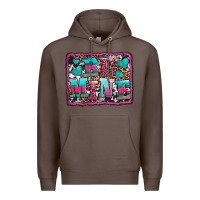 Coffee be mine western valentine's day Premium Hoodie - AdoDesignShop