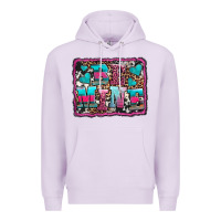 Lilac be mine western valentine's day Premium Hoodie - AdoDesignShop