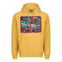 Mustard be mine western valentine's day Premium Hoodie - AdoDesignShop