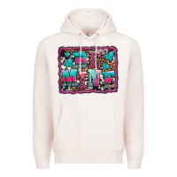 Pale Pink be mine western valentine's day Premium Hoodie - AdoDesignShop
