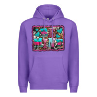 Purple be mine western valentine's day Premium Hoodie - AdoDesignShop