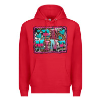 Red be mine western valentine's day Premium Hoodie - AdoDesignShop