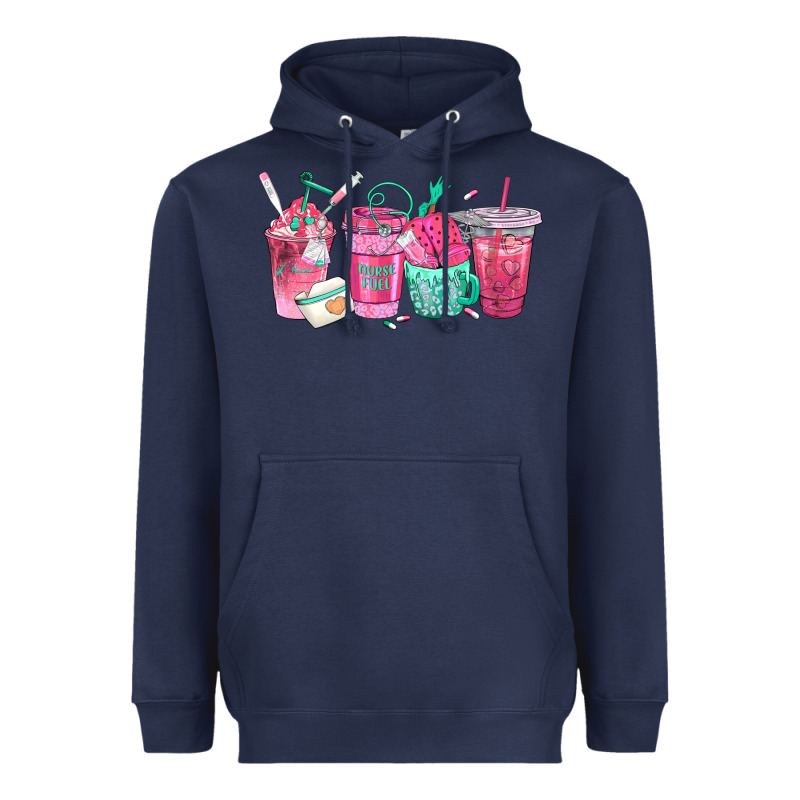 Nurse Fuel Coffee Cups Heavyweight Hoodie by texasbilliewilder | Teevron