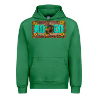 Emerald western rodeo horse leopard aztek sunflower license plate template Urban Hoodie - BarkalooDesign
