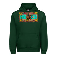 Forest Green western rodeo horse leopard aztek sunflower license plate template Urban Hoodie - BarkalooDesign