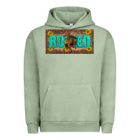 Pigment Oil Green western rodeo horse leopard aztek sunflower license plate template Urban Hoodie - BarkalooDesign