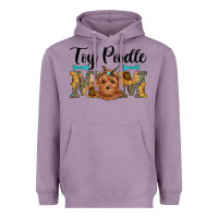 Lavender western toy poodle mom Heavyweight Hoodie - RanaPortraitStore