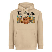 Mushroom western toy poodle mom Heavyweight Hoodie - RanaPortraitStore