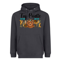 Smoke western toy poodle mom Heavyweight Hoodie - RanaPortraitStore