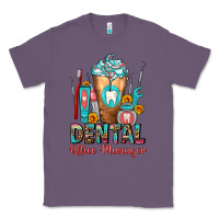 Lavender dental office manager cold drink frappe Classic Tee - FaDigitalArtStudio