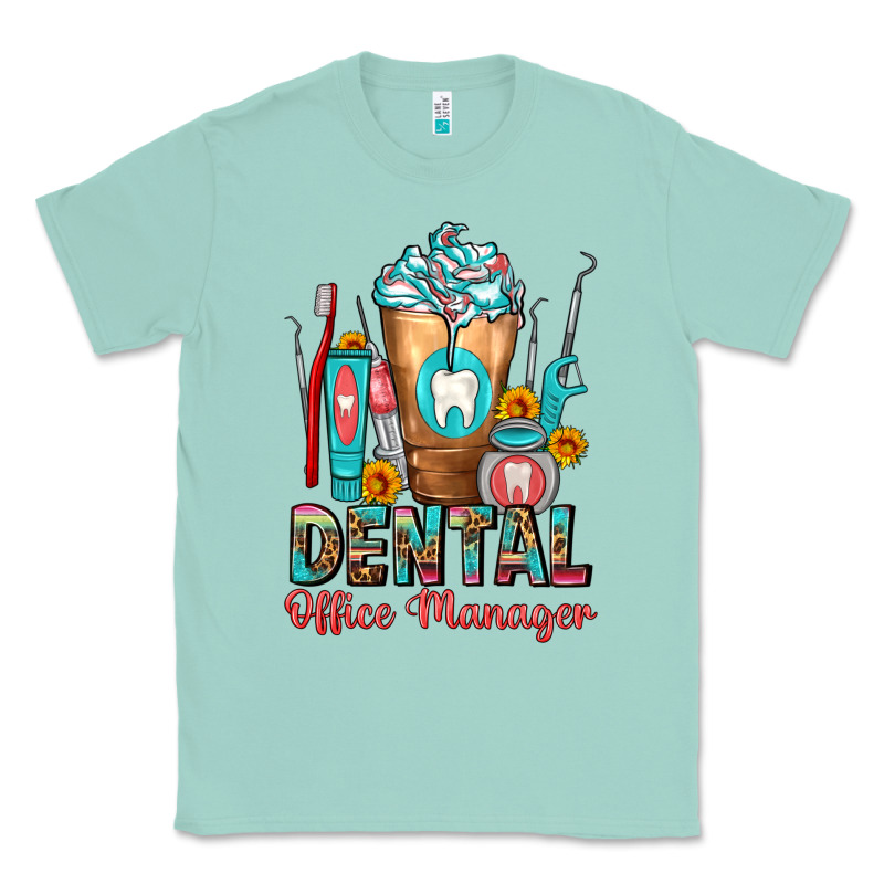 Dental Office Manager Cold Drink Frappe Classic Tee by FaDigitalArtStudio | Teevron