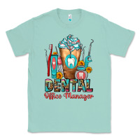 Seafoam dental office manager cold drink frappe Classic Tee - FaDigitalArtStudio