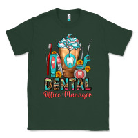 Sports Green dental office manager cold drink frappe Classic Tee - FaDigitalArtStudio