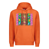 Carrot easter leopard egg bunny brush stroke Premium Hoodie - Artiststas