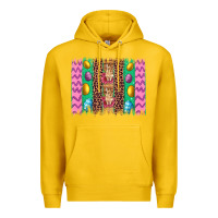 Lemon easter leopard egg bunny brush stroke Premium Hoodie - Artiststas